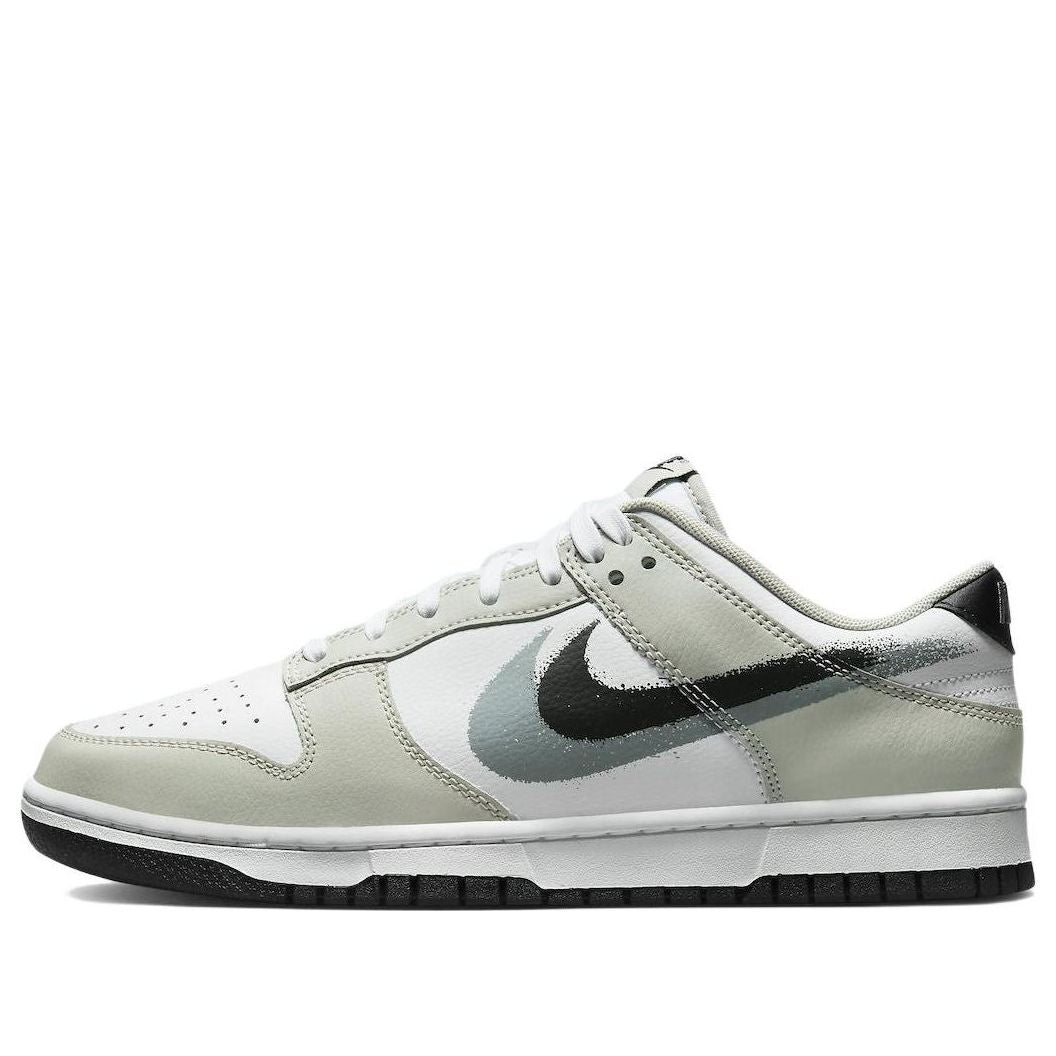 Nike Dunk Low 'Spray Paint Swoosh'  FD0661-100 Antique Icons